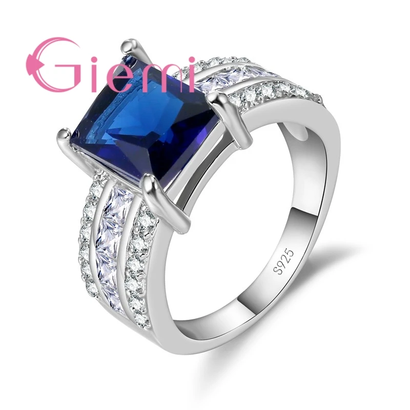 Модные роскошные серебряные женские кольца с геомантическим рисунком, блестящие прозрачные кольца, лучшие подарки для женщин, партнеров, сестры, дня рождения