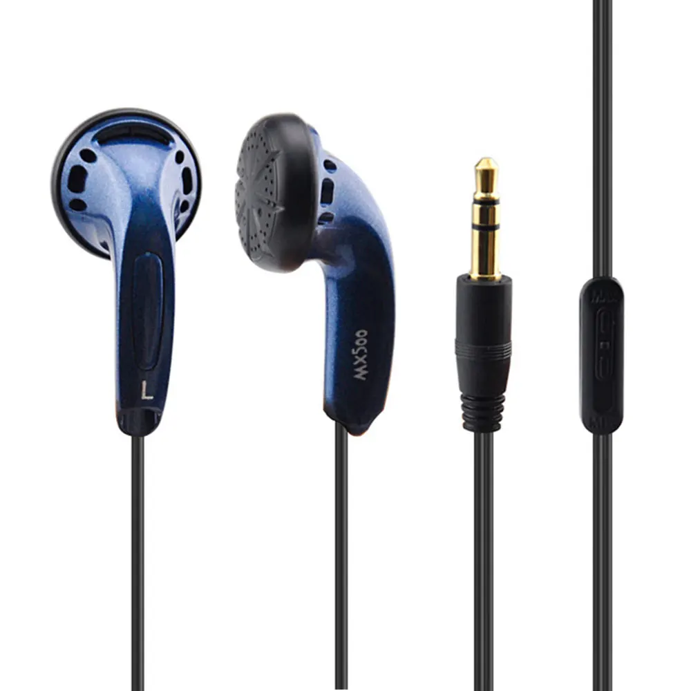 Новый DIY MX50 вкладыши Наушники динамический плоская голова разъем бас Hi Fi наушники