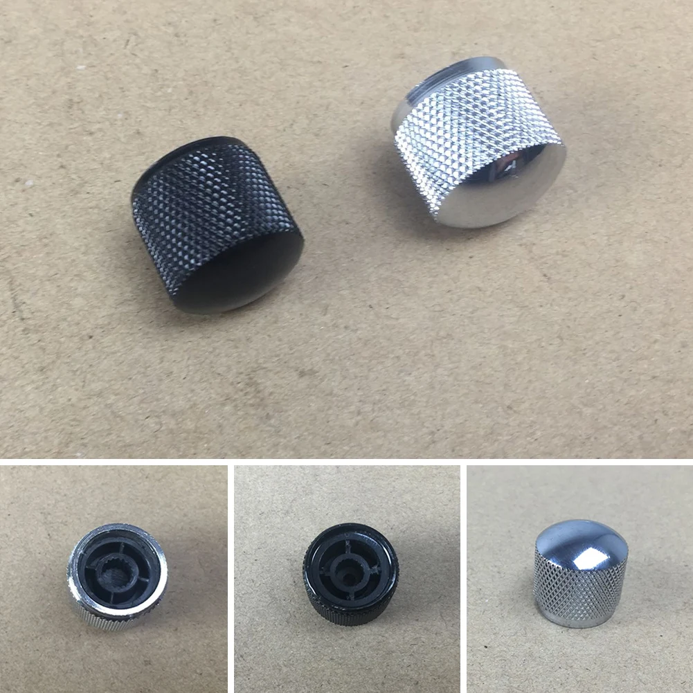 6mm Metal Knurling Shaft Dome Volume Control Knobs Tone Adjusting Button for Electric | Спорт и развлечения