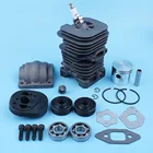 Комплект прокладок подшипника поршня цилиндра для mcculough MAC CAT 335 435 440 338 438 444 цепной пилы покрытый Nikasil