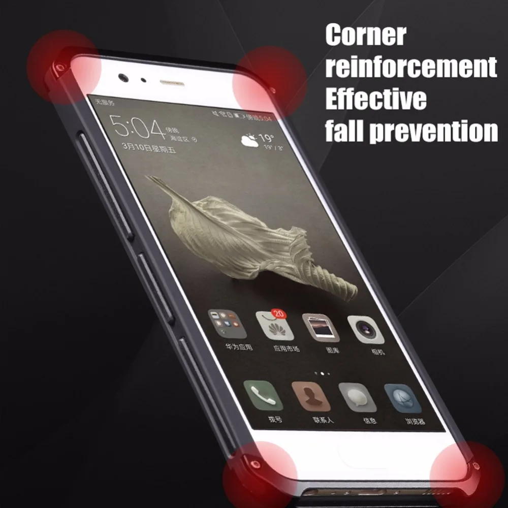 Алюминиевый металлический чехол-бампер для huawei P10 Plus Жесткий Чехол mate 10