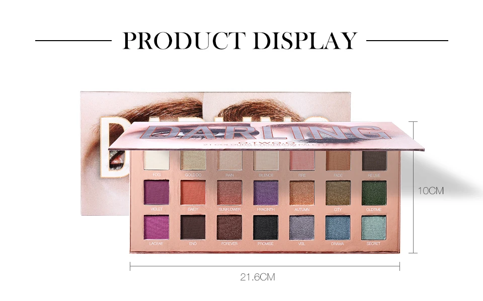 O. TWO. O палитра теней для век Макияж Shimmer Matte Nude 21 Цвет водонепроницаемые пигментированные тени для век Пудра Smoky beauty Cosmetic