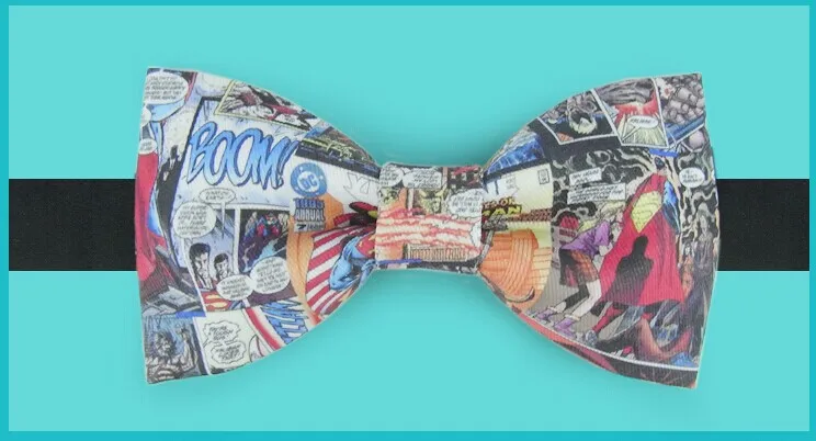 Top quality comic designer bow ties for men and women cotton top retail wholesale free shipping | Аксессуары для одежды