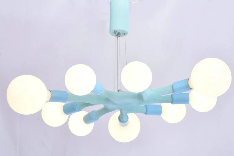 Blue-Pendant lamp Artpad, современный светодиодный потолочный светильник в скандинавском стиле для дома, гостиной, спальни, 110 В, 220 В, современные подвесные люстры, потолочные лампы - Цвет корпуса: Blue-Pendant lamp