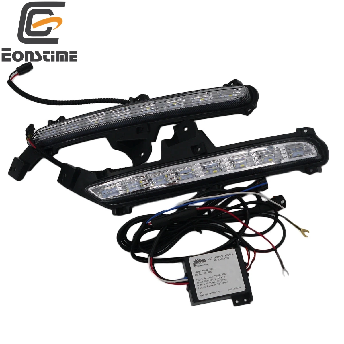 Eonstime 2 шт. 12V автомобиль AutoAutomotive лампа DRL Светодиодный дневной светильник тумана s