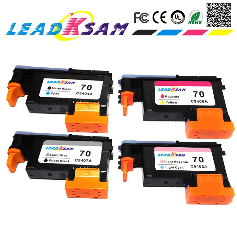 1 Набор/4 шт. 70 печатающая головка совместимая с hp70 C9407A C9406A C9405A C9404A для Designjet Z2100 Z5200