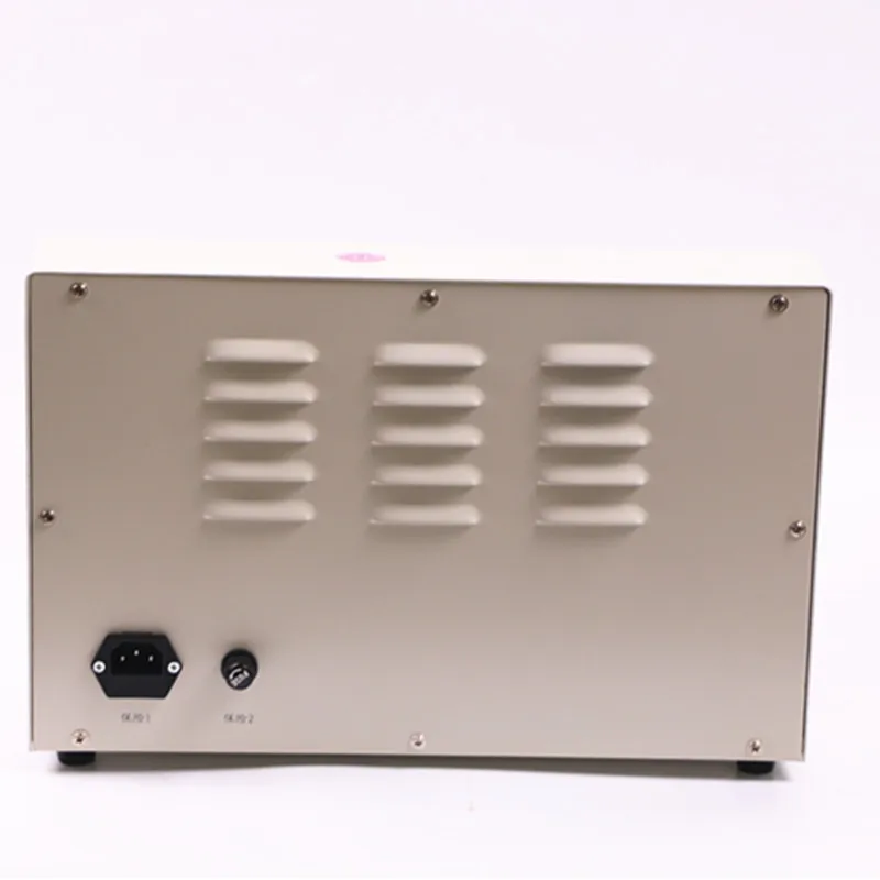 

Two groove electropolisher dental electrolytic polishing machine with two water baths for cr-co and stainless steel workpieces