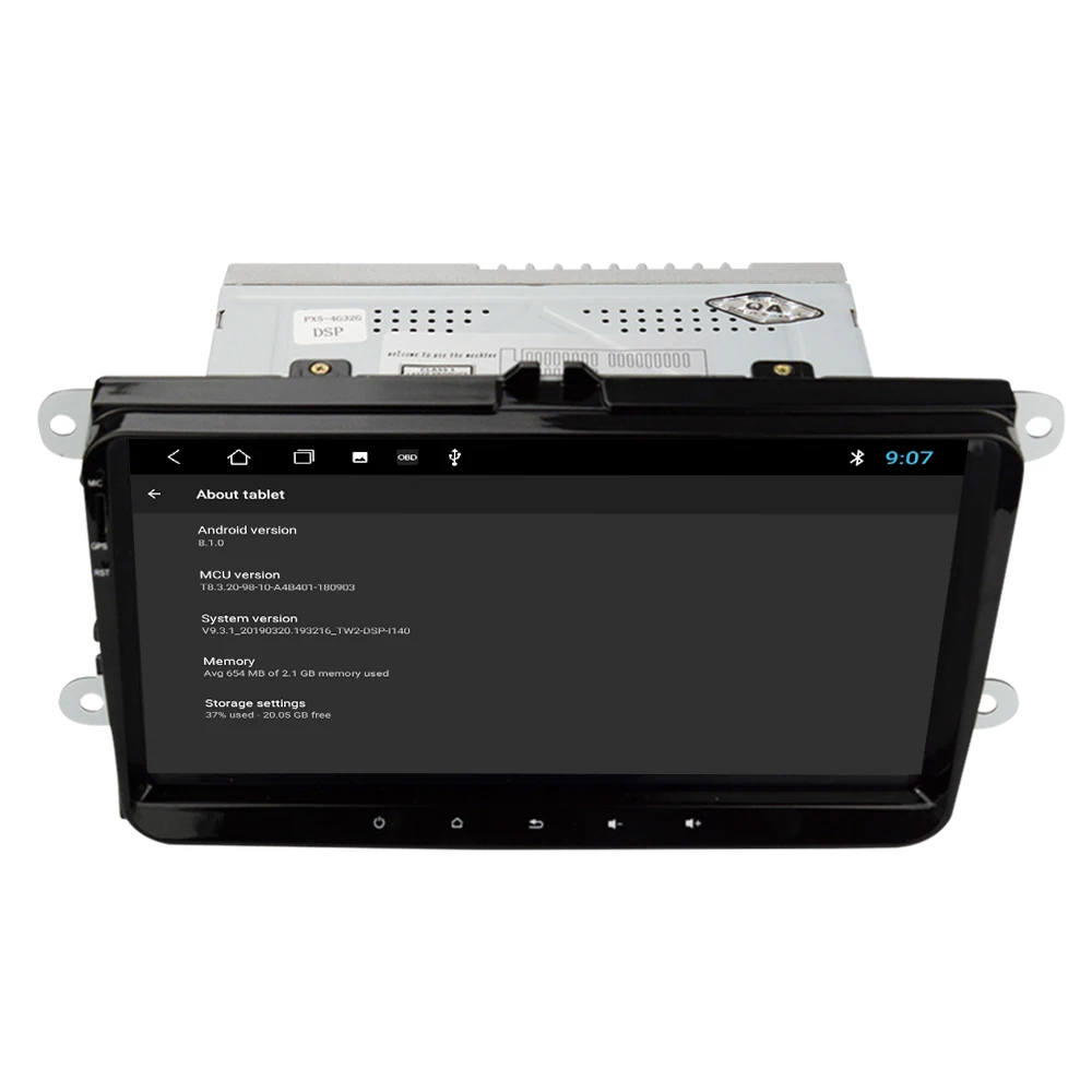 EKIY Автомобильный мультимедийный плеер Android 8 1 GPS Din стерео радио для Volkswagen VW POLO PASSAT