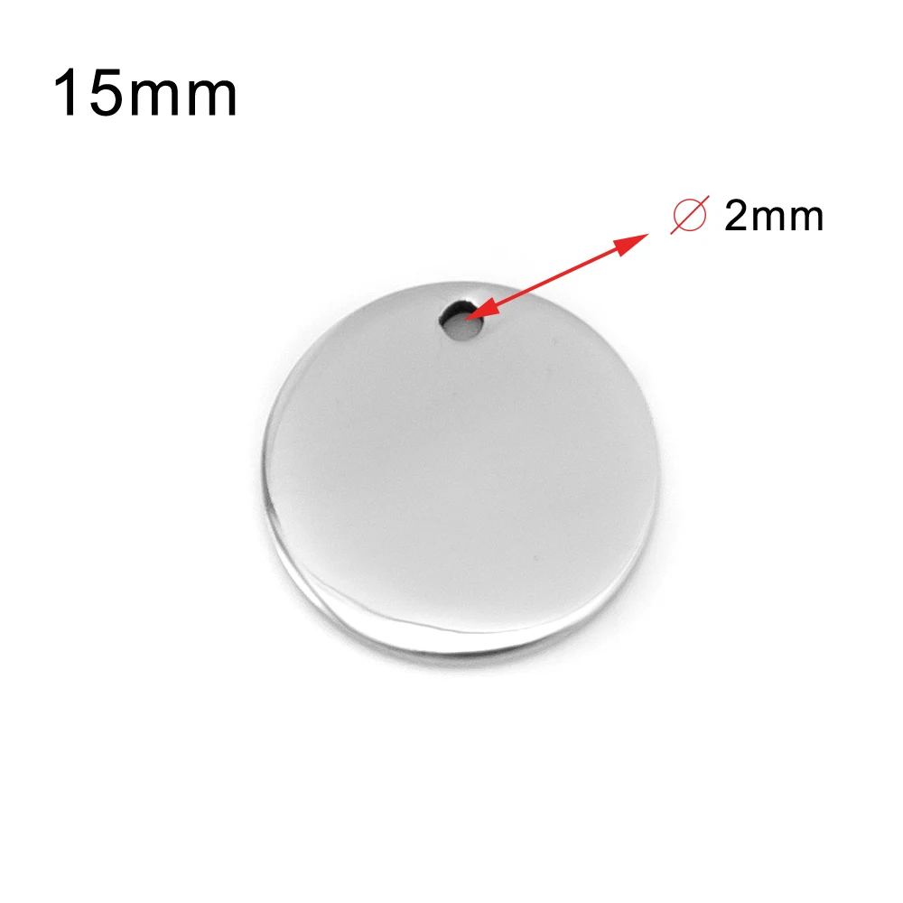 Пустые круглые подвески с внутренним отверстием 15/20/25/30/35 мм сделай сам ювелирное