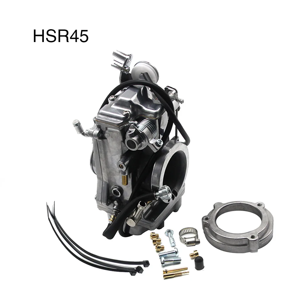 HSR45 ZSDTRP HSR42 HSR45 HSR48 Mikuni насос акселератора производительность полированный Карбюратор Carb для Harley EVO Evolution Твин Cam TM42 TM45 TM48 - Цвет: HSR45