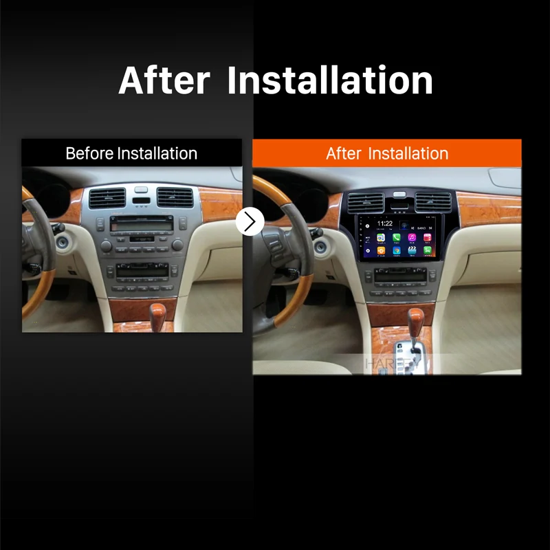 Harfey 9 &quotAndroid 0/8 1 2Din GPS автомобильное радио для 2001 2002 2003 2004 2005 Lexus мультимедийный