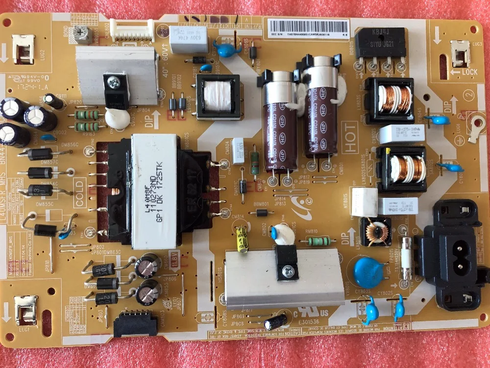 Новая оригинальная плата питания для Samsung UA40J5000AR UA40J5000ARXXP L40MSFR_MHS BN44 00851C|Платы| |