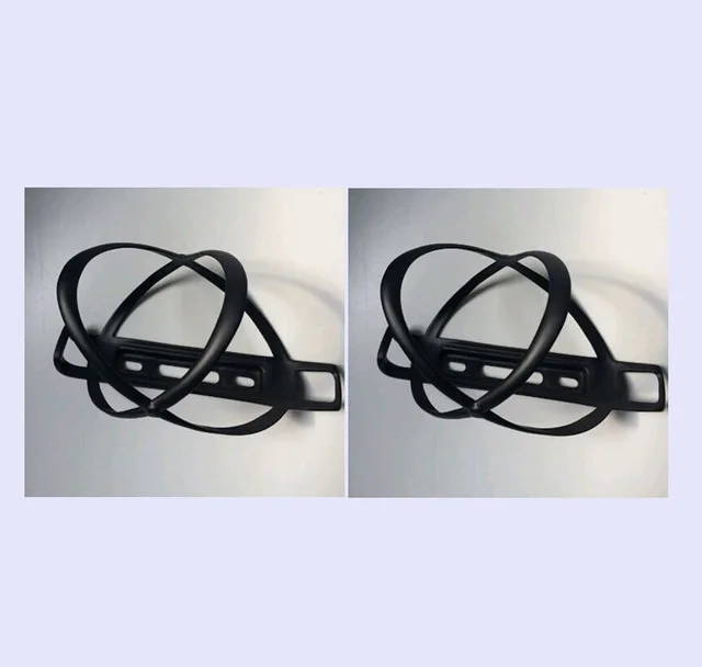 2 pcs no logo Легкий шоссейный велосипед Горный велосипед Велоспорт углеродного волокна держатель для велосипедной бутылки велосипедный контейнер велосипедная фляга для воды держатель черный матовый - Цвет: 2 pcs no logo