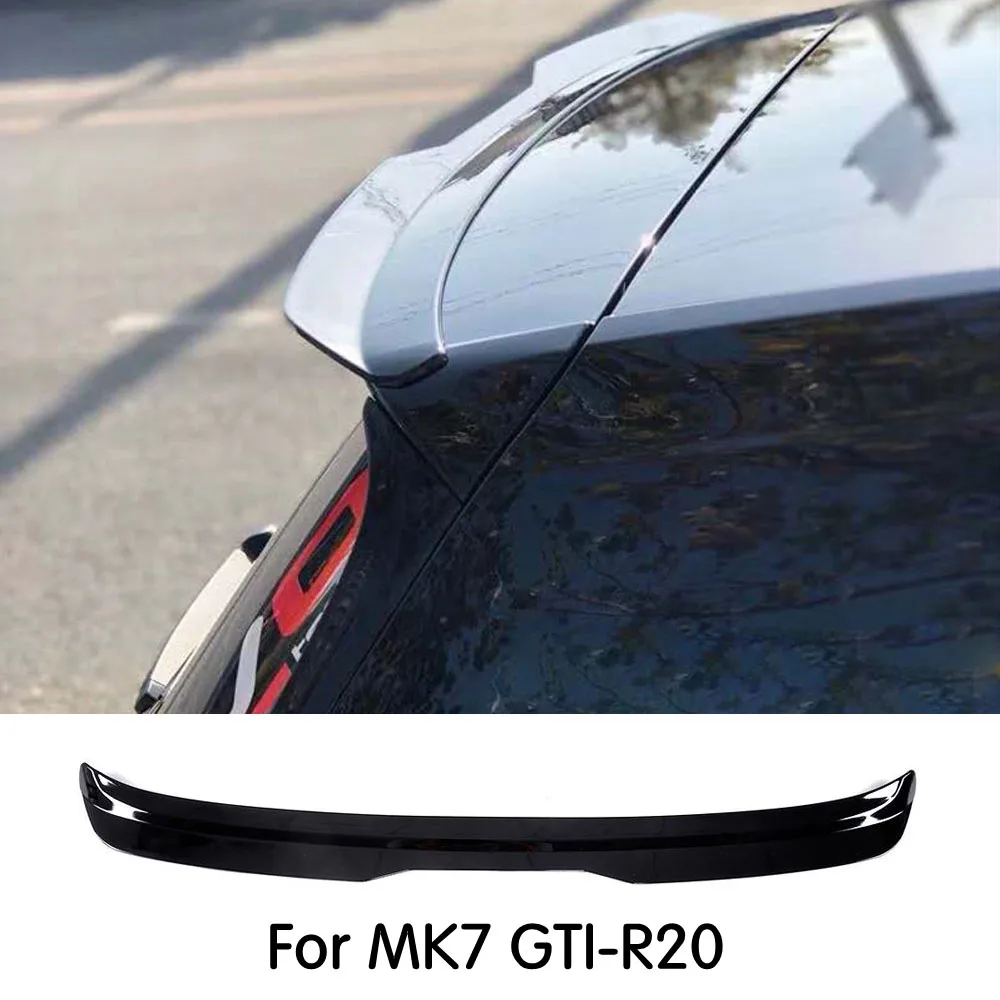 for Volkswagen GOLF MK7 MK7.5 spoiler 2014-2019 7 GOIF 7.5 high quality glossy black painted material car rear wing | Автомобили и