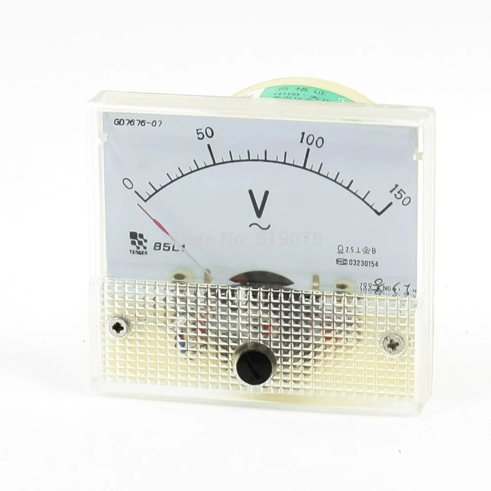 

AC Analog Meter Panel 150V Volt meter Ammeters 85L1 0-150V Gauge