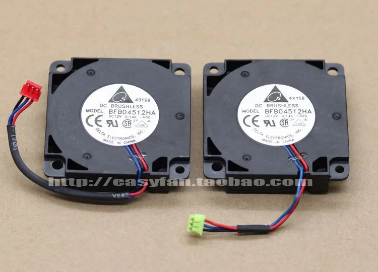 Охлаждающий вентилятор для сервера Delta Electronics BFB04512HA R00 DC 12 В 0.14A 45x45x10 мм
