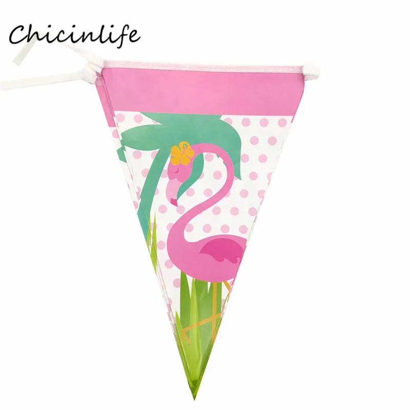 Chicinlife фламинго украшение для вечеринки салфетка баннер из фигурок Фламинго