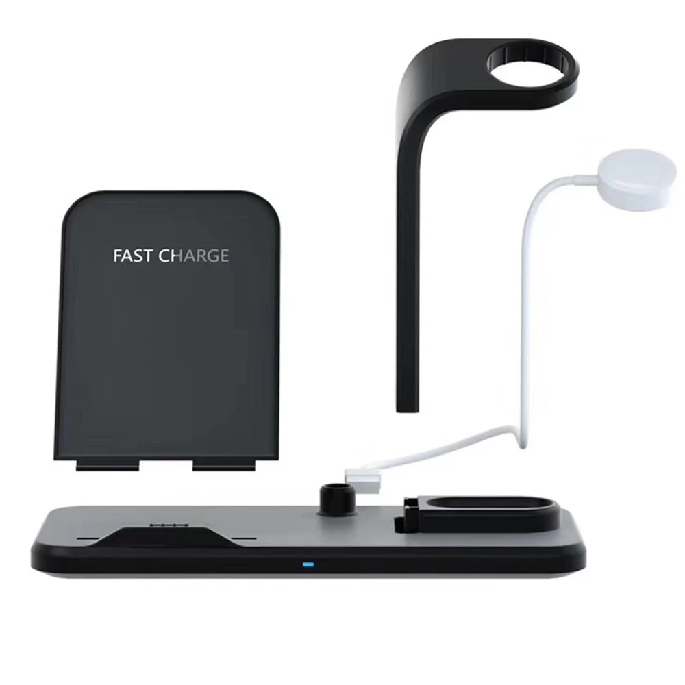 N35 Qi 3 в 1 Быстрое беспроводное индукционное зарядное устройство для iPhone и AirPods