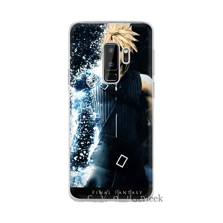 Чехол для Samsung Galaxy J1 J2 J3 J5 J7 Prime 2015 2016 2017 Final Fantasy VII FF7 жесткие чехлы