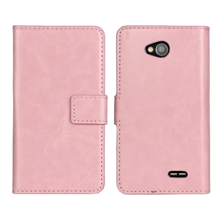 Роскошный кожаный чехол бумажник с откидной крышкой для LG L65 Dual D285 D280 L70 D325 D320