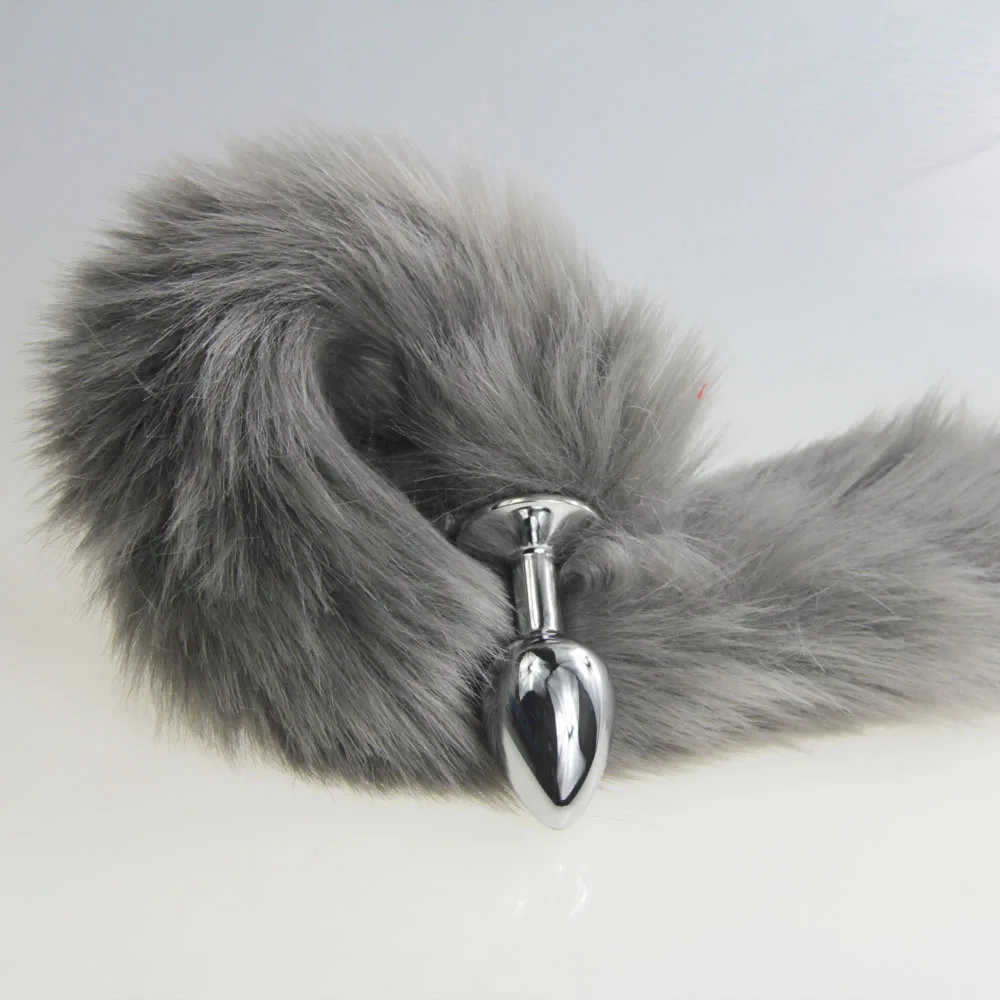 Анальная пробка в виде лисьего хвоста для стимуляции точки G|tail butt anal plug|fox tail butttail
