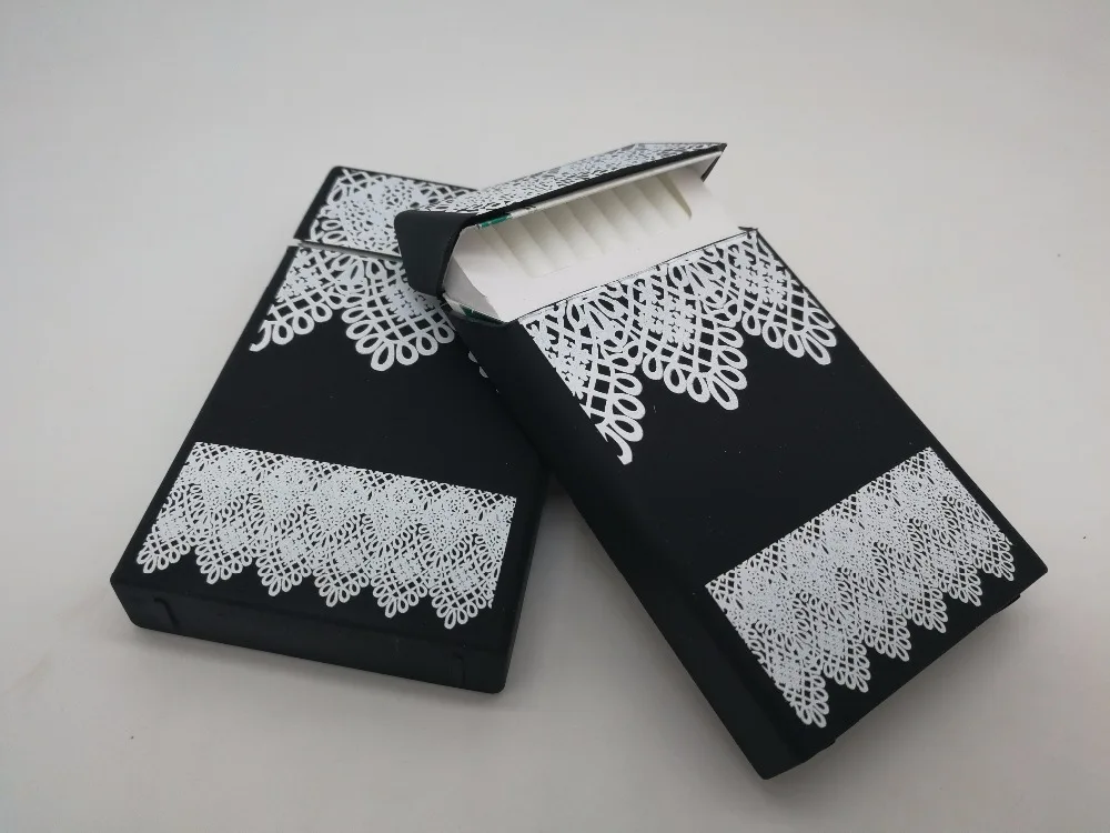 Тонкий силиконовый мягкий чехол для сигарет девушек 100 креативная декоративная