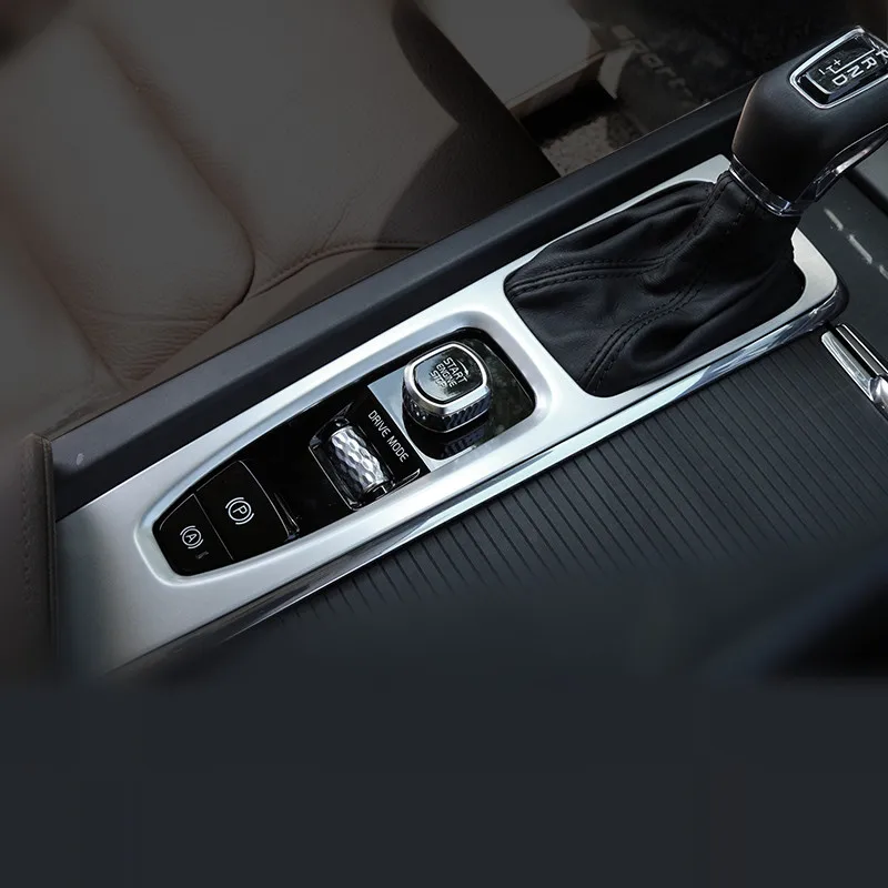 Автомобильный Стайлинг Matt Silver Gears мультимедиа ручка отделка полоса для Volvo XC60 2018