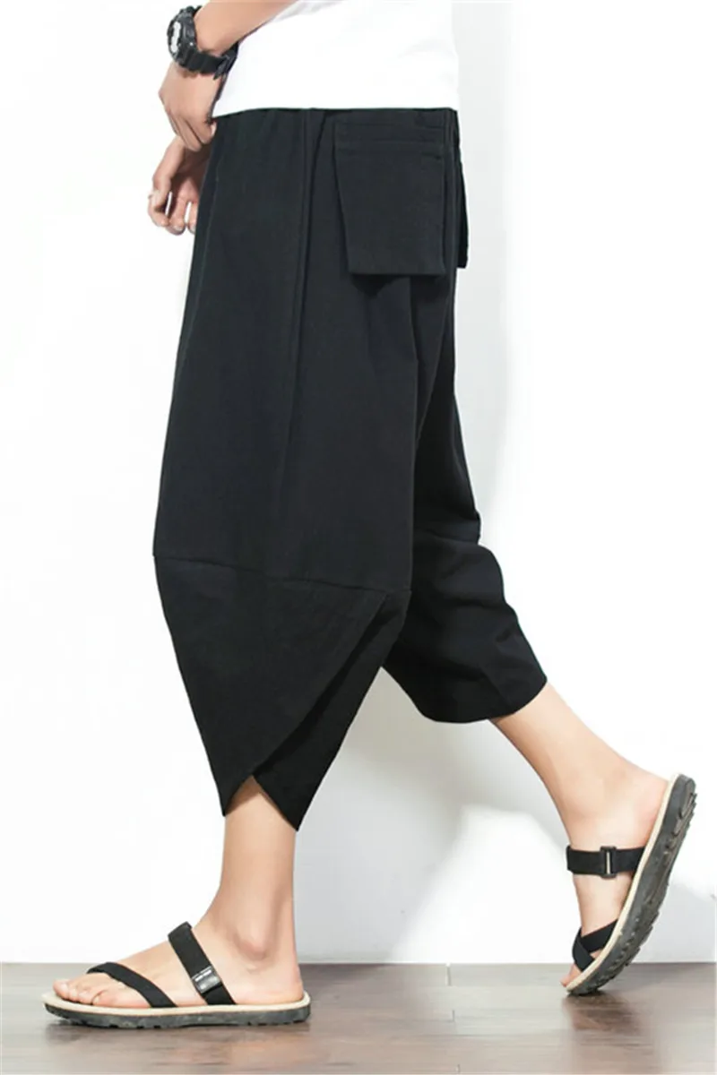 Штаны шаровары для мужчин широкие брюки певицы в английском стиле M 5XL 2017|fashion harem