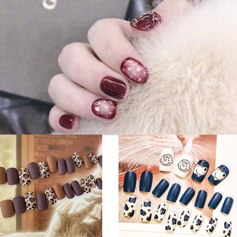 24 шт. искусственные ногти|Накладные ногти| |