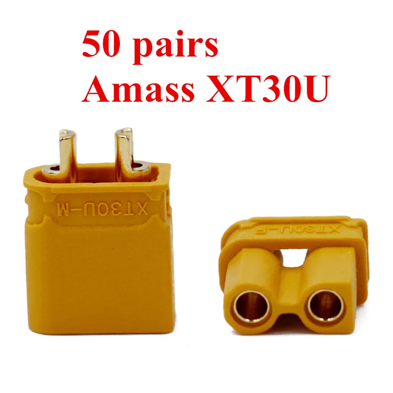 Amass XT30U XT30 XT90HS XT90H XT90S вилки для RC Lipo батареи мужские и женские разъемы 40 90A более