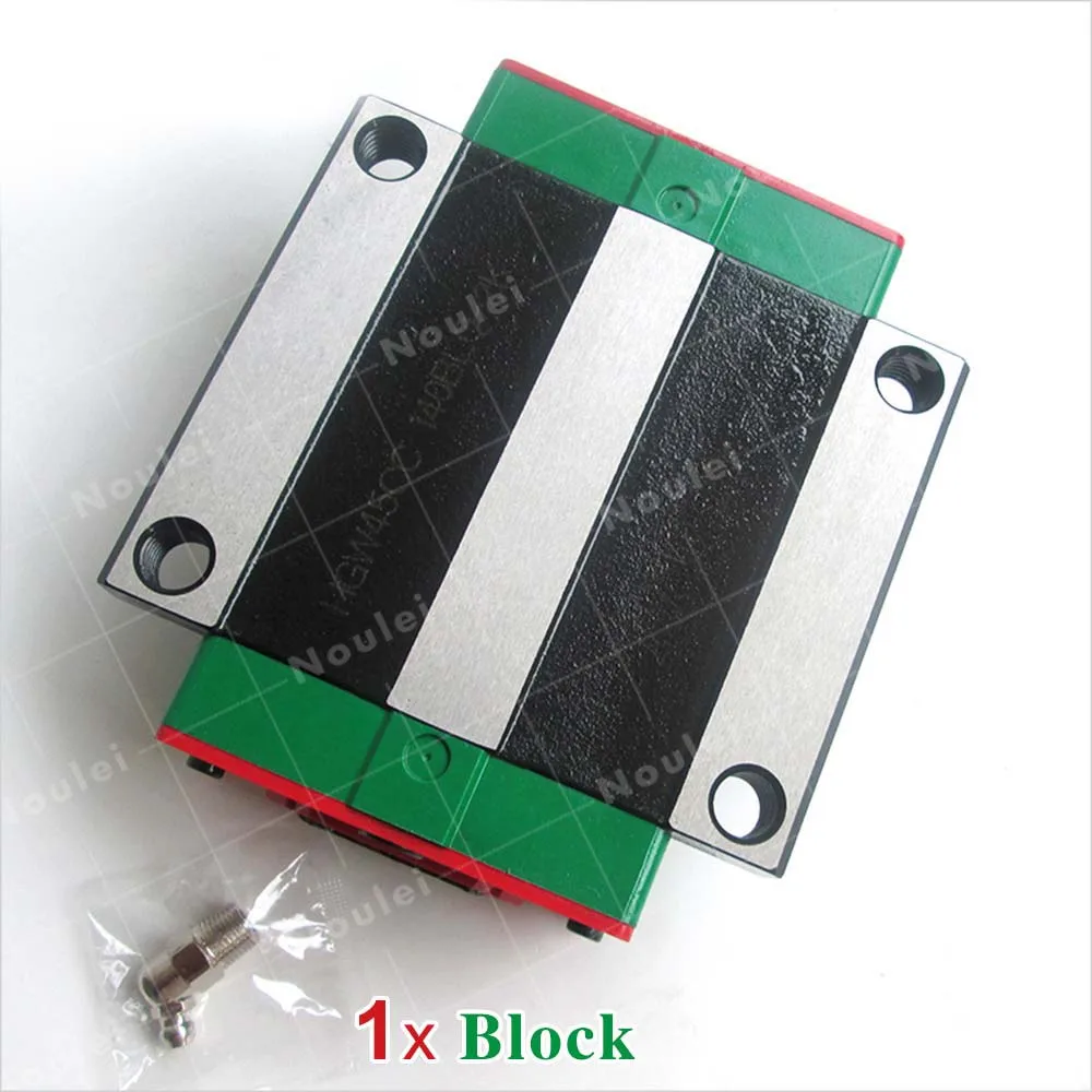 1x Block HGH30CA HGW30CA HIWIN линейные направляющие HGR30 и HGW30CC блоки каретки HGW30 30 мм CNC набор - Цвет: 1x Block HGH30CA