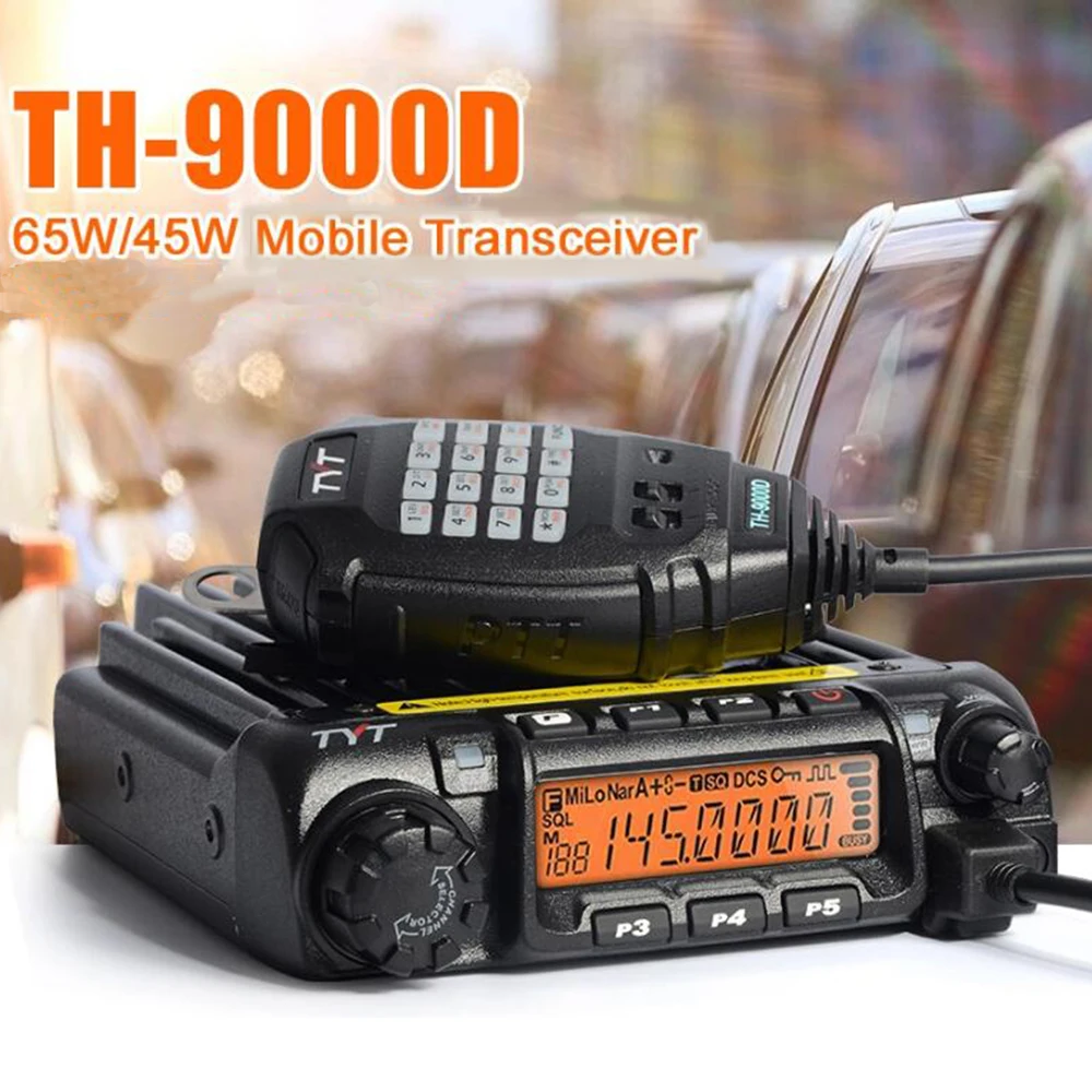 Последняя версия TYT TH-9000D мобильное радио VHF136-174MHz или UHF400-490MHz Walkie Talkie 60 Вт/45 Вт TH9000D