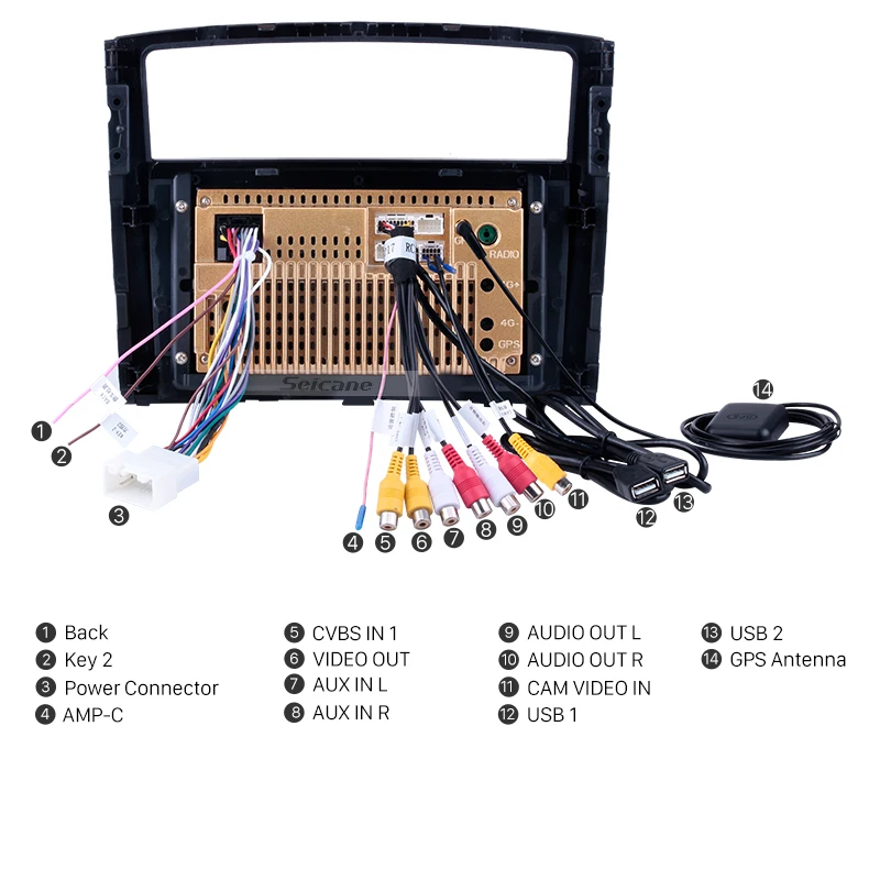 Harfey 9 &quotGPS навигация Android 8 1/9 0 2Din автомобильное радио для Mitsubishi PAJERO V97/V93 2006-2013