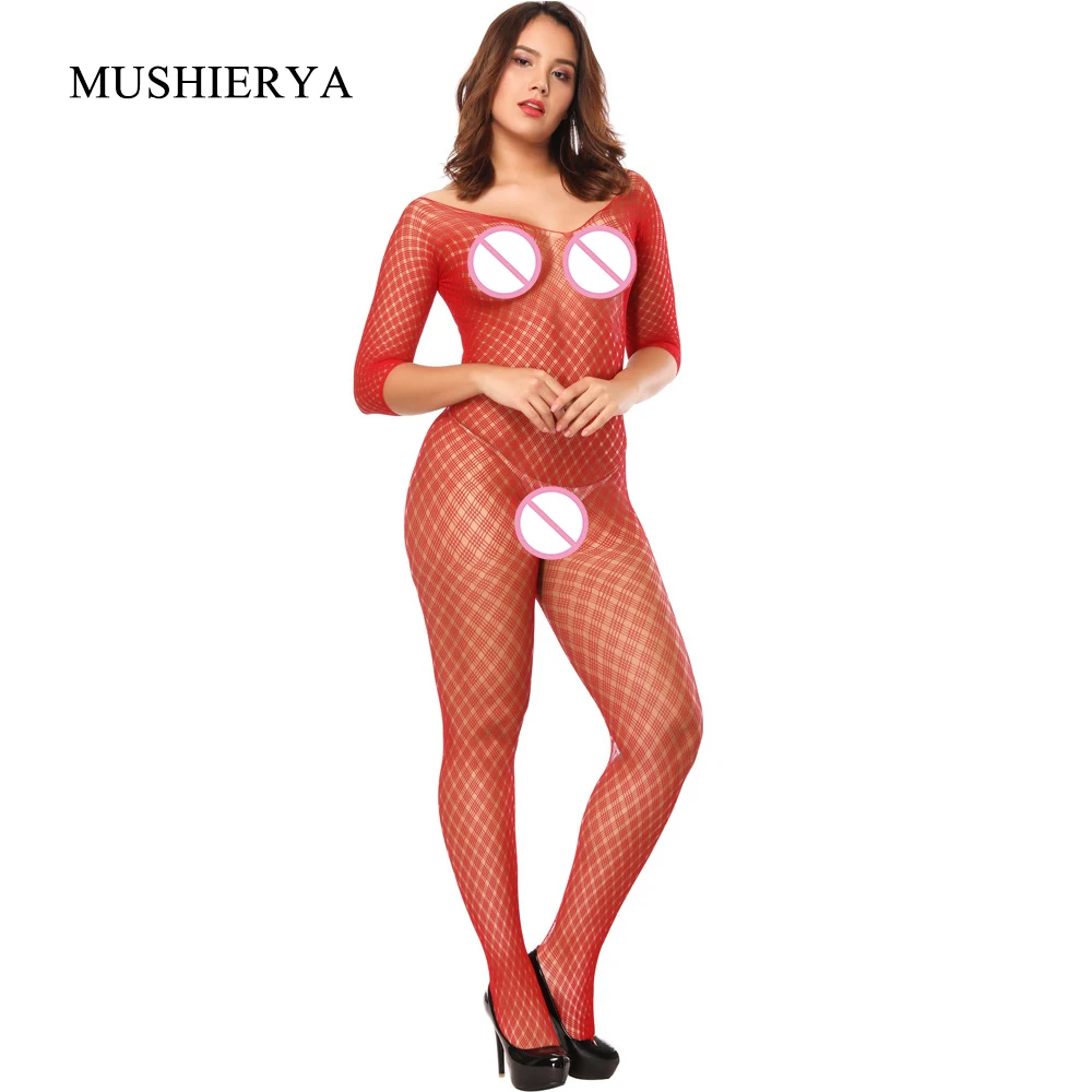 Сетчатые ажурные колготки с открытым шаговым швом сексуальное нижнее белье