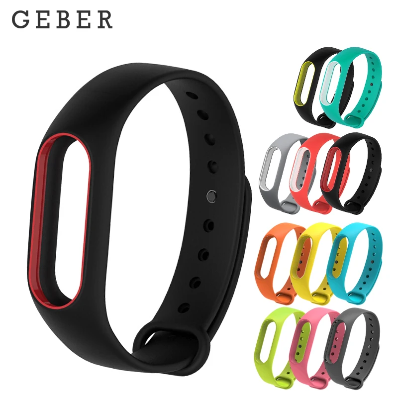 

Original Mi Band 2 Straps Bracelet For Xiaomi Mi Band 2 Wristband Strap Replacement Colorful Silicone Accessories