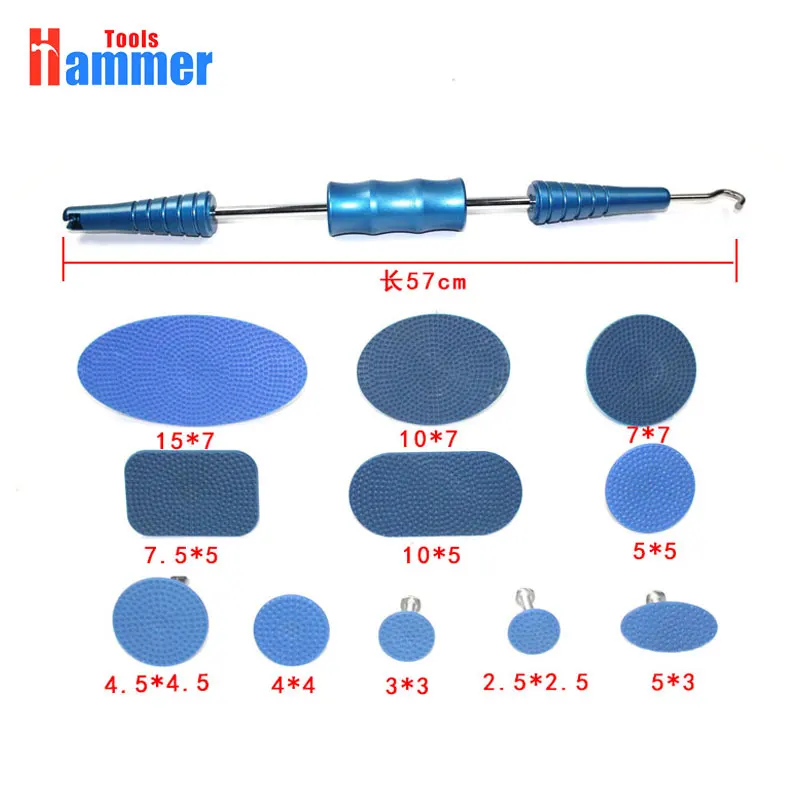 Удаление вмятин безболезненные Инструменты для ремонта Съемник горка Молот