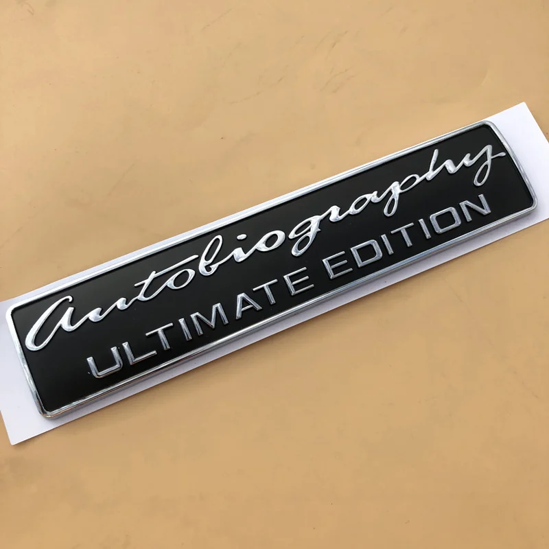 Рукописное письмо SV автобиография Ultimate Edition Спортивная эмблема бар значок для Range