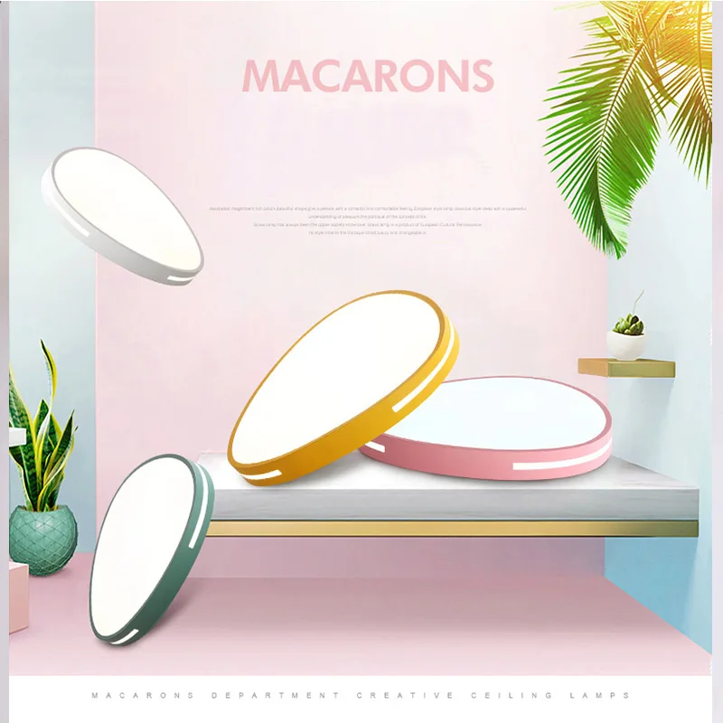 BLUBBLE Shell Macaroon потолочный светильник регулируемый Домашний Светильник s AC 110-240 в