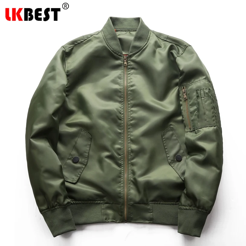 LKBEST Летающая мужская куртка Женская Тонкая зимняя для мужчин пилотная бомбер ВВС