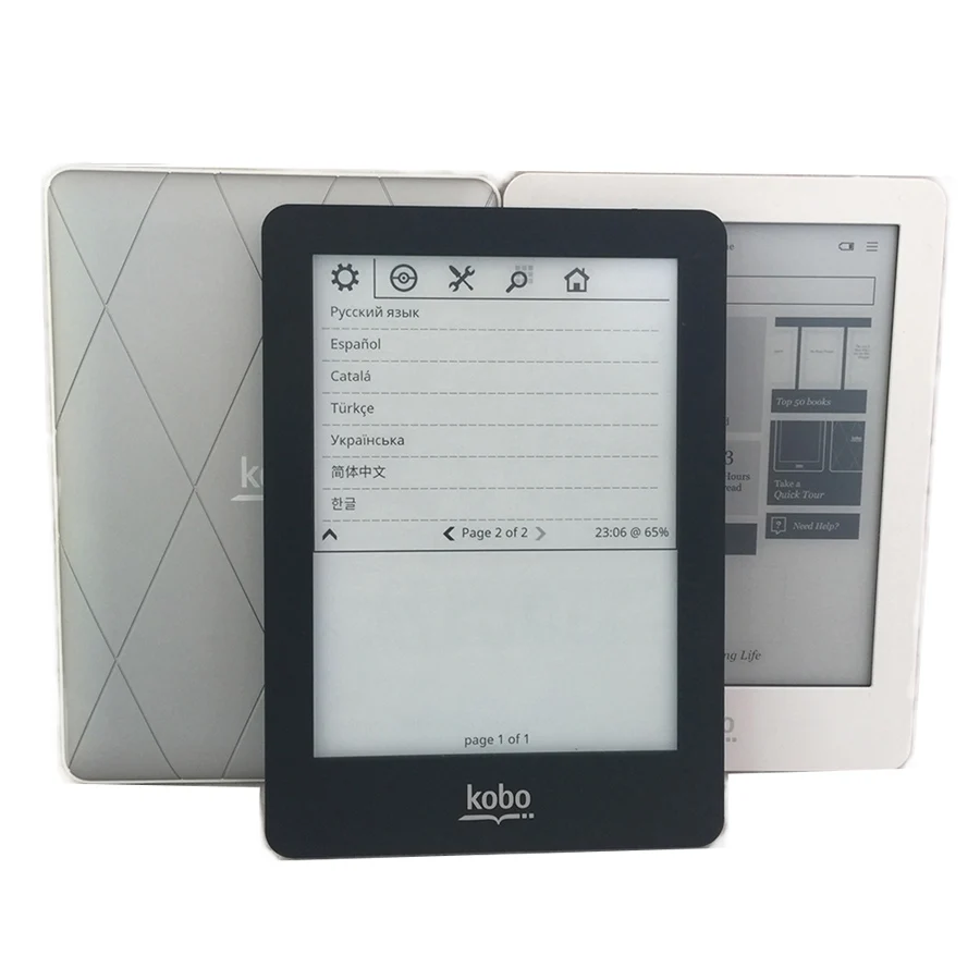 Передний светильник Kobo Glo устройство для чтения электронных книг Wi-Fi 2 Гб N613