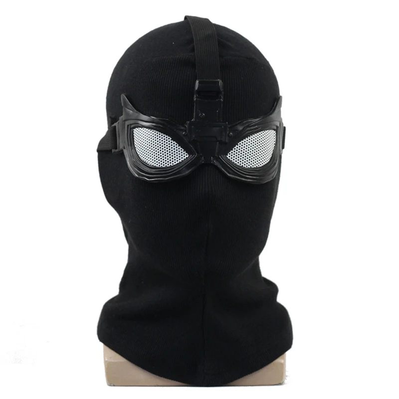 Spider-Man Far From Home Pvc Mask Cosplay Props Goggles Glasses Noir Helmet Children Halloween Accessories Spiderman Black Mask