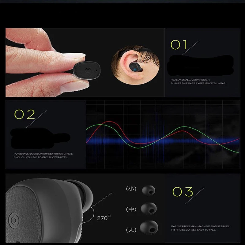 Sport Stereo Bluetooth Earphone Mini V4.1 Wireless Headphones Headset Microphone With Charging Station X1T X2T TWS Earphones | Электроника