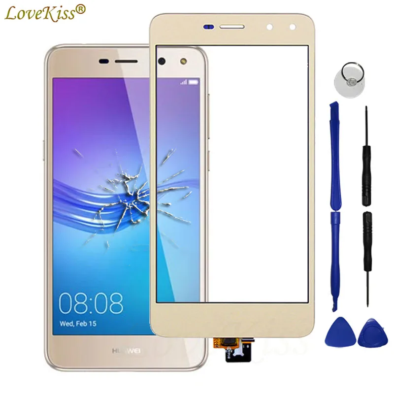 Сенсорная панель для Huawei Y6 Y5 2017 III сенсорный ЖК дисплей с дигитайзером стеклянная