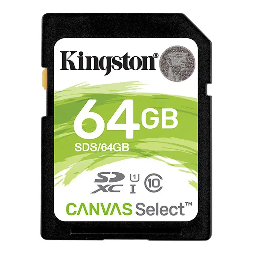 Kingston SD карта 128 Гб 64 Гб 32 Гб 16 Гб карта памяти класс 10 cartao de memoria SDHC SDXC uhs-i HD видео карта sd для камеры - Емкость: 64GB