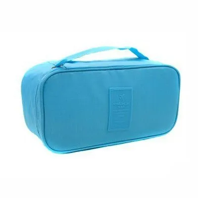 Sky blue SNUGUG женские косметички, дорожный мешок для белья и бюстгальтеров, чемодан для хранения, органайзер, багаж для нижнего белья, органайзер для макияжа, сумки - Цвет: Sky blue