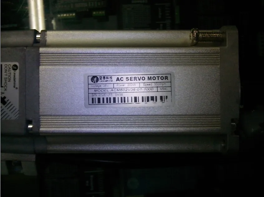 Новый ACM602V36 01 1000 серводвигателя Leadshine подходит для ACS606 out 200 Вт Серводвигатель с