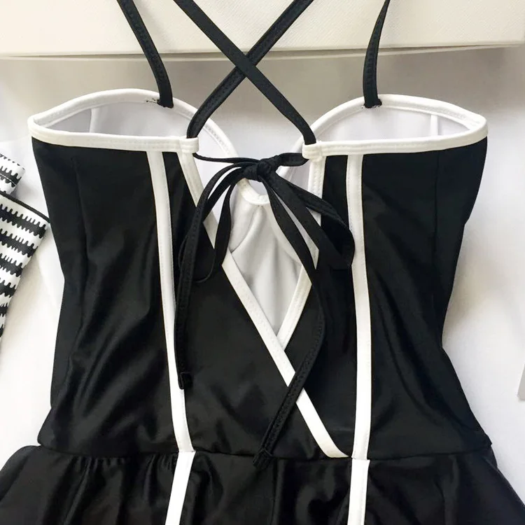 Юбка купальный костюм для женщин Traje de Bano 1 шт. Mujer цельный купальный костюм Новая летняя одежда для плавания пуш-ап стеганое пляжное платье для плавания