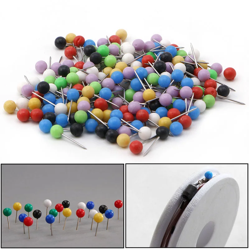 Fishing Accessories 200pcs Multi-Color Pin for Fasten Line Winder Reel Spool Tackle | Спорт и развлечения
