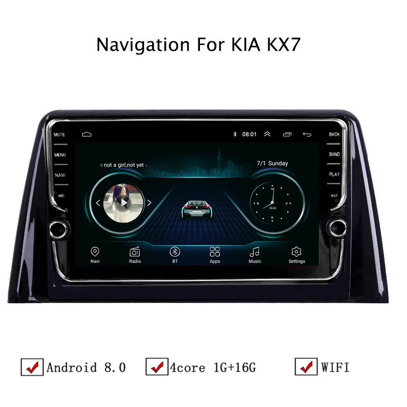 10 1 &quotAndroid 8 автомобильный gps навигатор для Kia KX7 Sorento 2017 Автомагнитола стерео