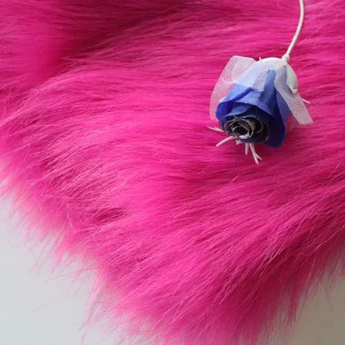 Фуксия искусственный мех ткань (раньше) витрина из искусственного меха Caot 36 &quotx